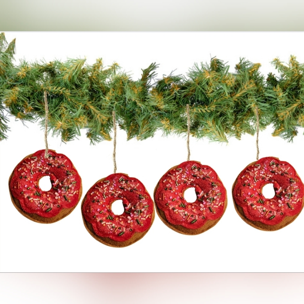 Christmas Ornament Bundle - 14 Donut ornaments